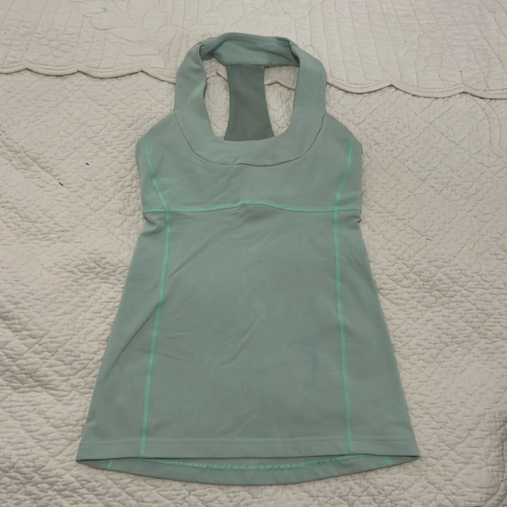 Light blue Lululemon tank